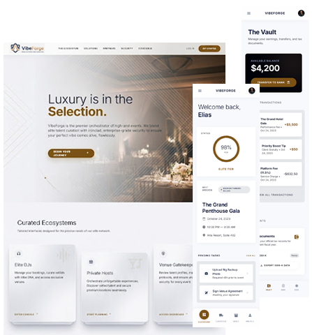 VibeForge Platform Dashboard